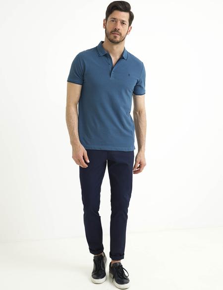 İndigo Slim Fit Basic Tişört - 50197145021