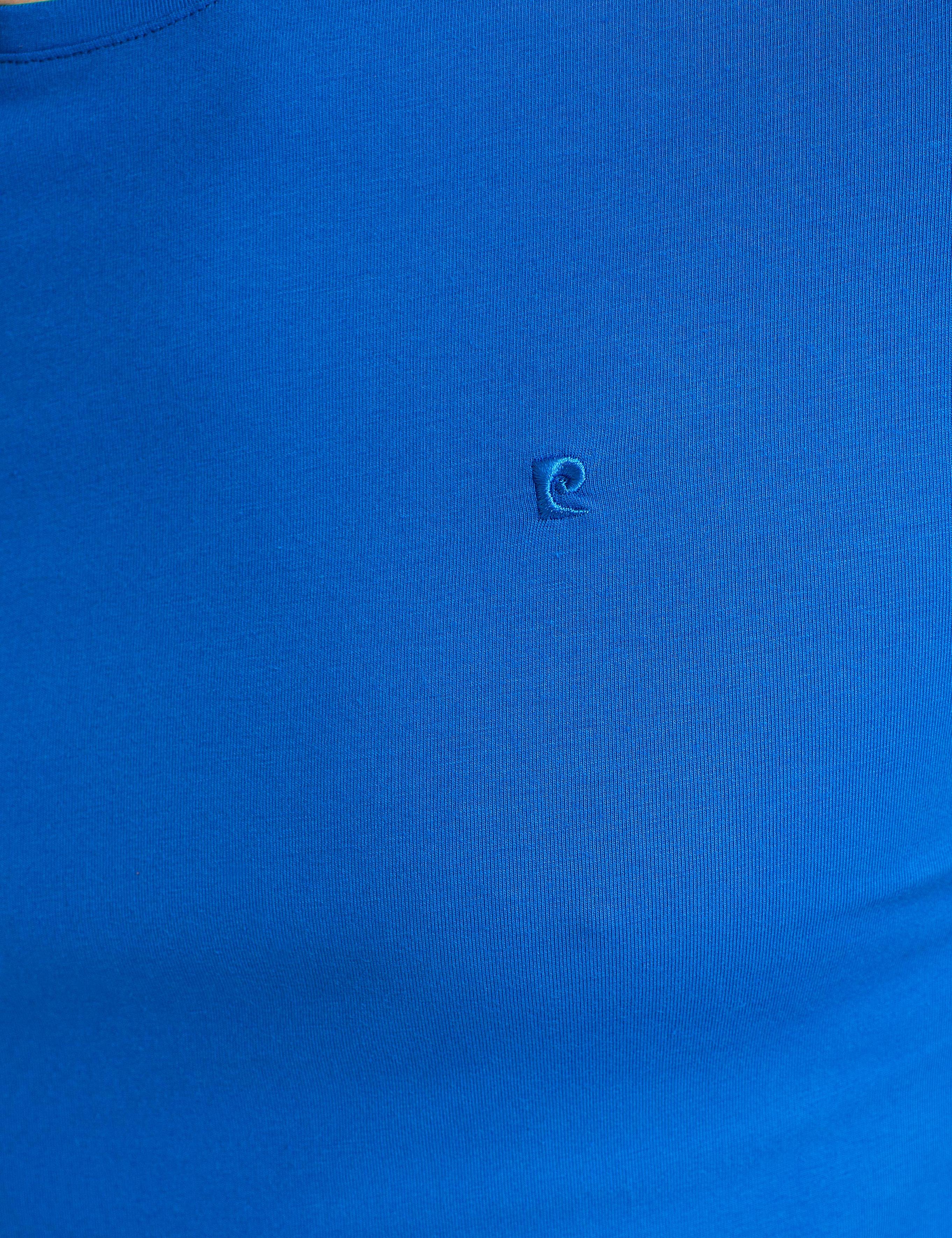 Saks Mavi Ekstra Slim Fit Bisiklet Yaka Basic T-Shirt