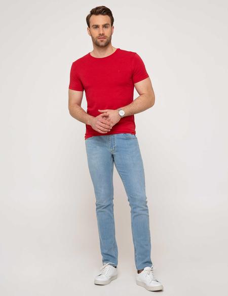 Kırmızı Ex. Slim Fit Basic T-shirt - 50192736100