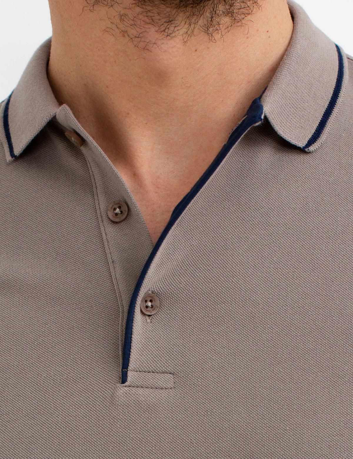 Taş Slim Fit Polo Yaka Basic T-shirt - 50197145058