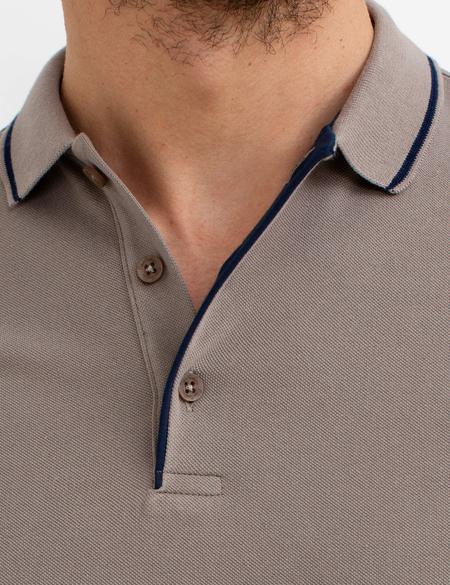 Taş Slim Fit Polo Yaka Basic T-shirt - 50197145058