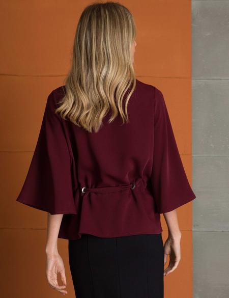 Bordo Dokuma Gömlek - 50197205025