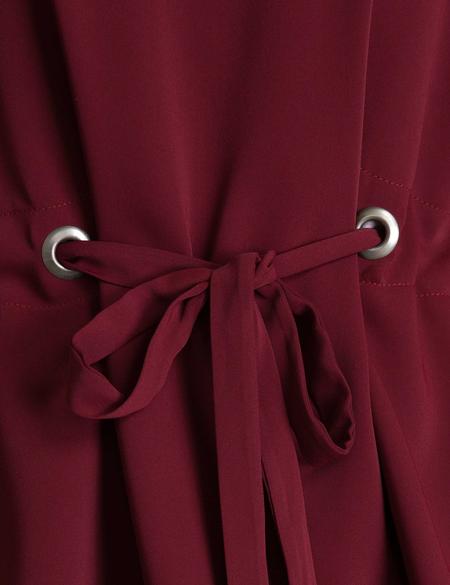 Bordo Dokuma Gömlek - 50197205025