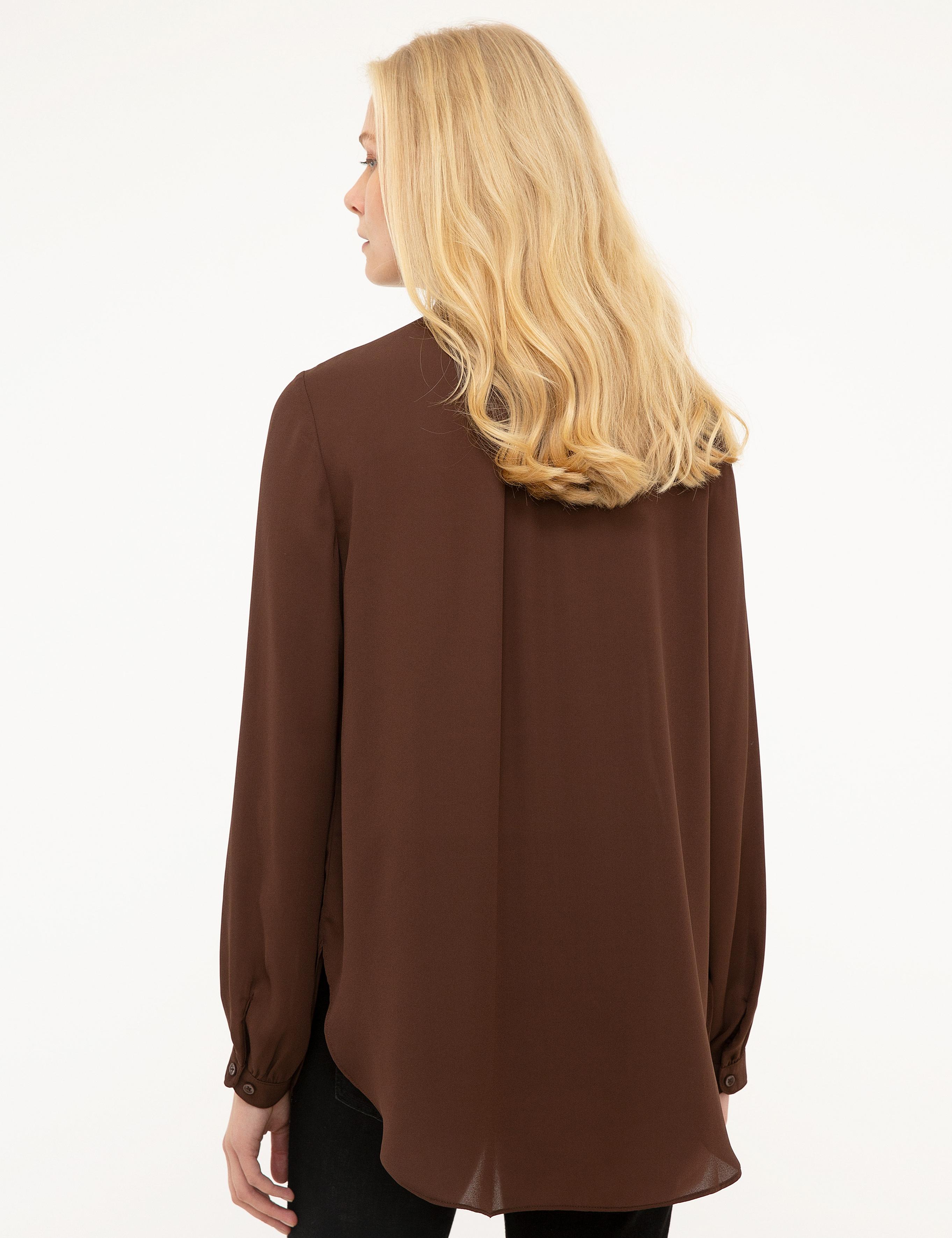 Kahverengi Dokuma Gömlek