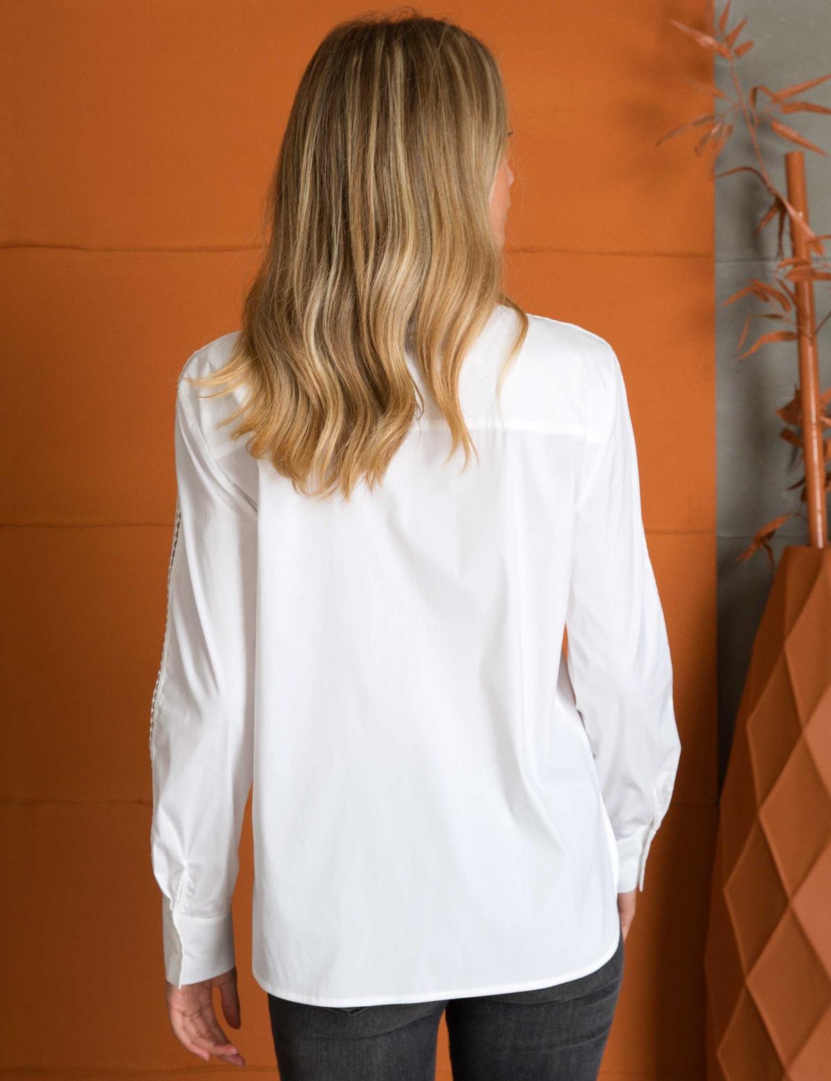 Beyaz Dokuma Gömlek - 50197211011