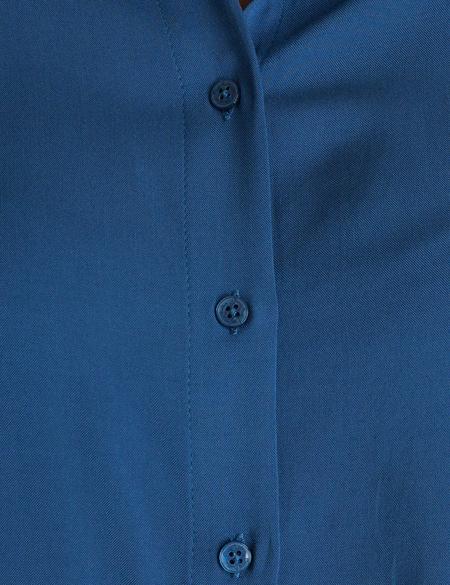 Mavi Dokuma Gömlek - 50197226060