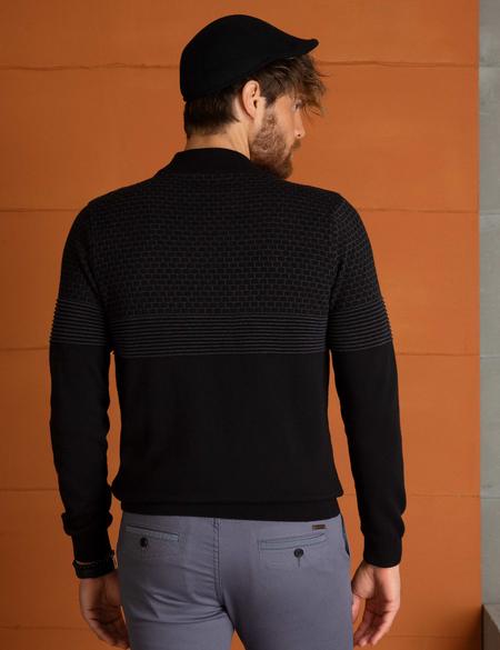 Siyah Triko Kazak - 50198056012