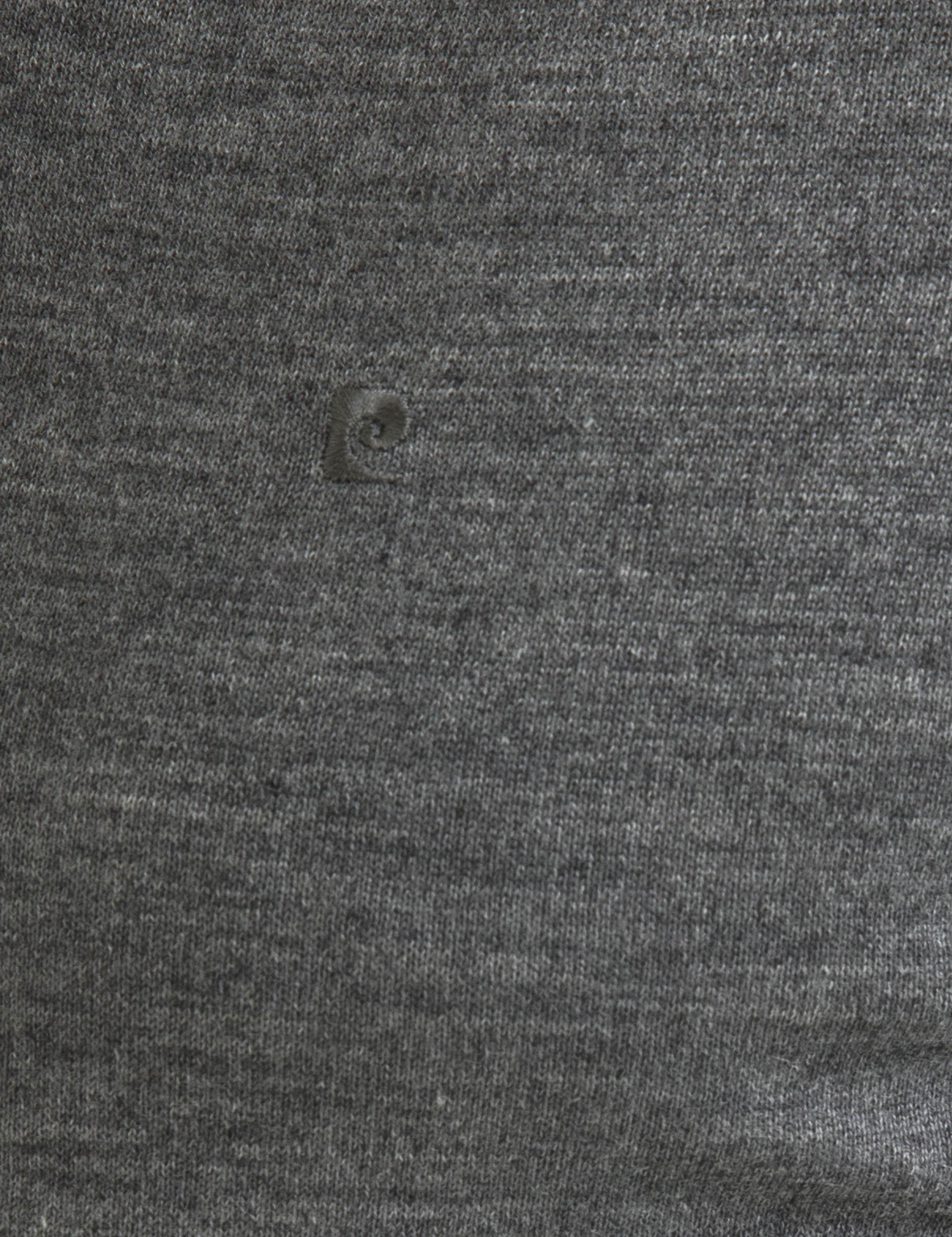 Gri Melanj Slim Fit Basic Kazak