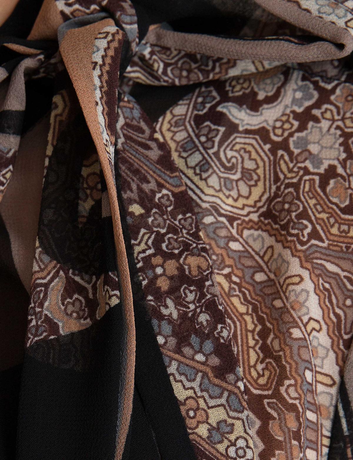 Siyah Regular Fit Bluz - 50197254003