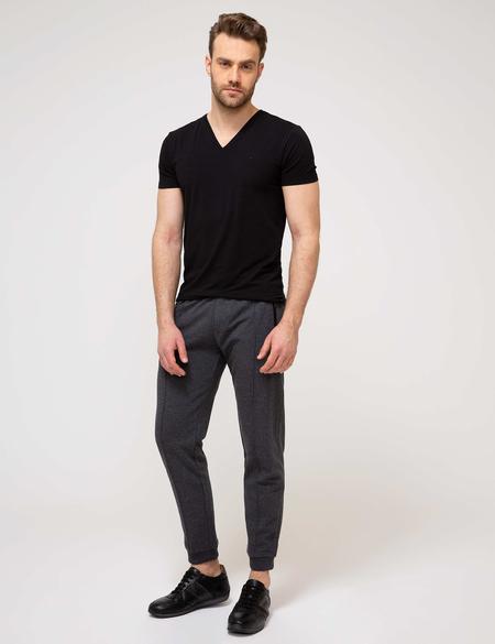 Antrasit Gri Melanj Standart Fit Eşofman Altı - 50200903001