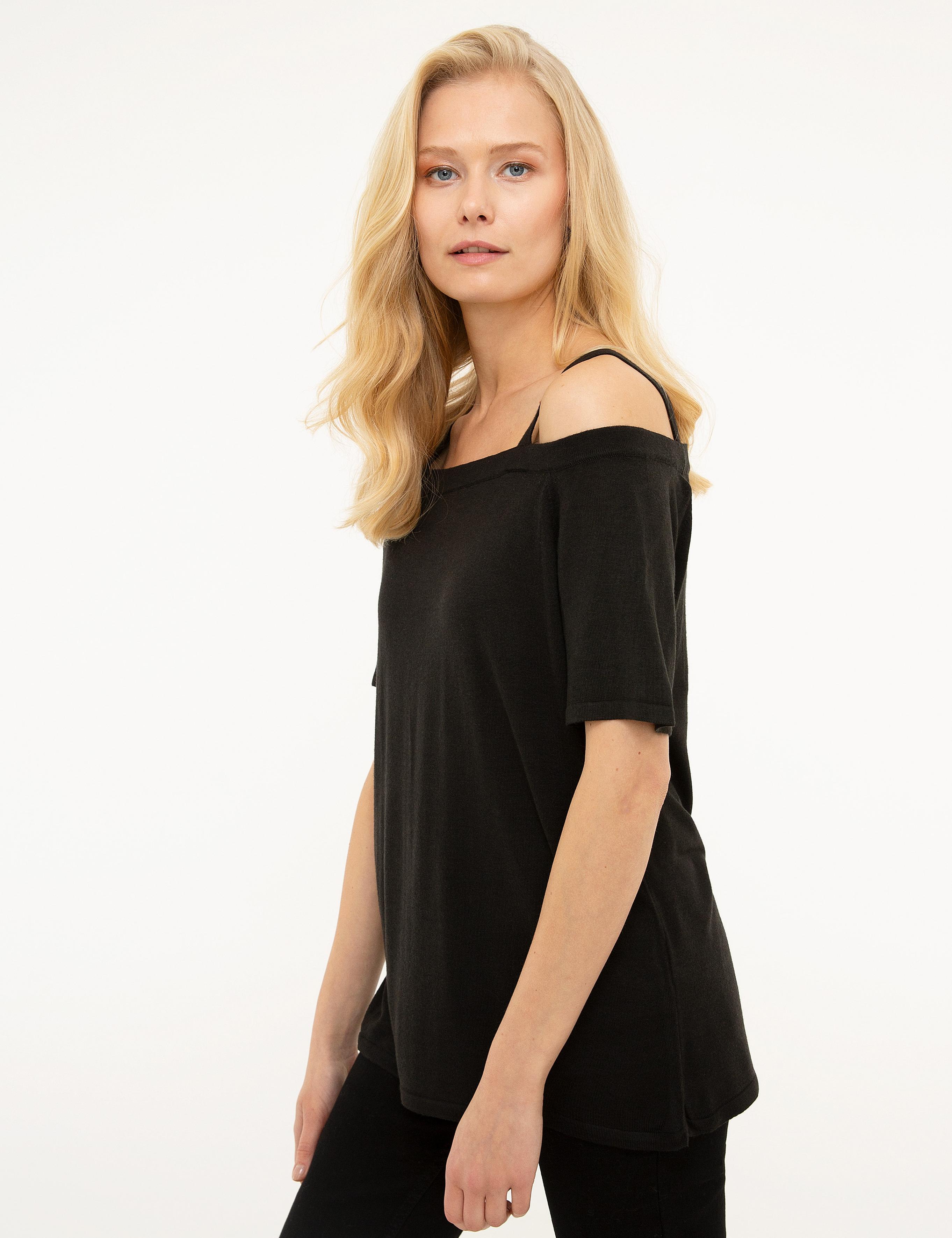 Siyah Triko Tişört