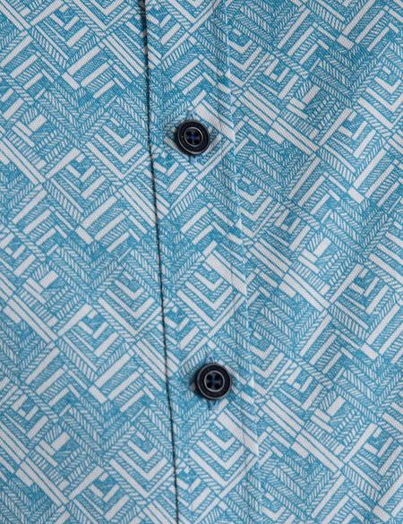 Petrol Slim Fit Uzun Kollu Gömlek - 50195197028