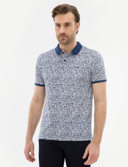 Lacivert Slim Fit Polo Yaka Tişört - 50224460001