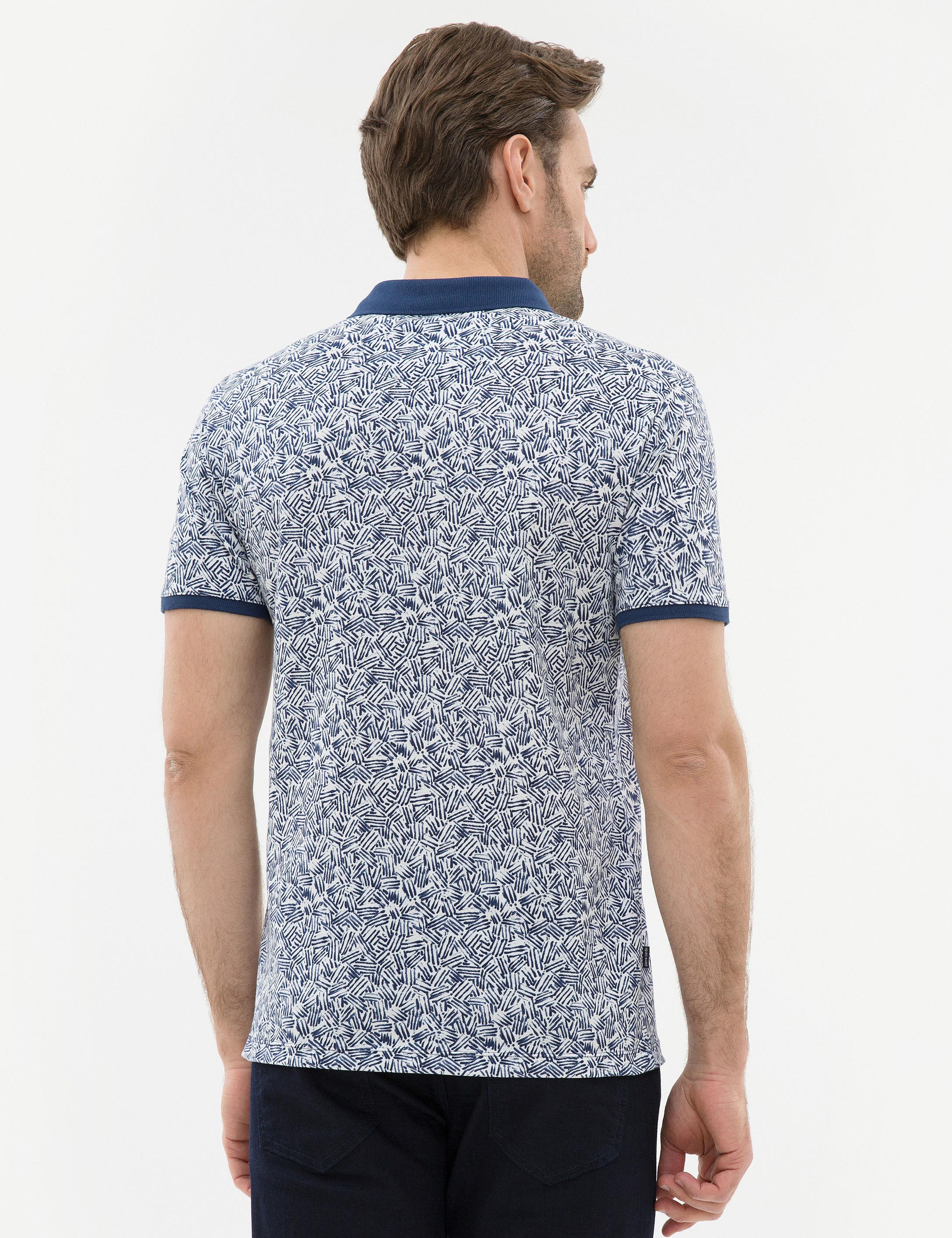 Lacivert Slim Fit Polo Yaka Tişört