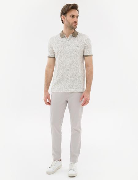 Koyu Gri Slim Fit Polo Yaka Tişört - 50224460019