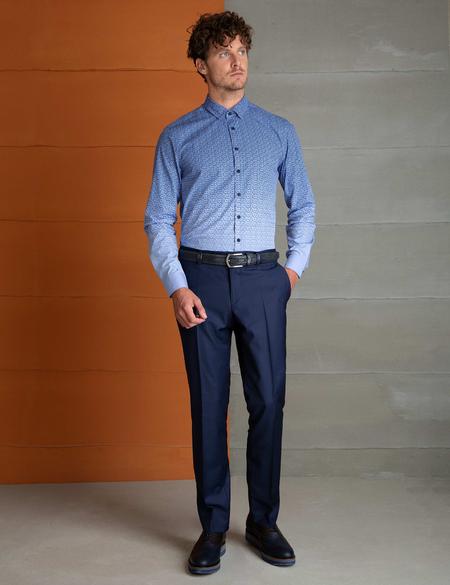 Lacivert Slim Fit Pantolon - 50193015018