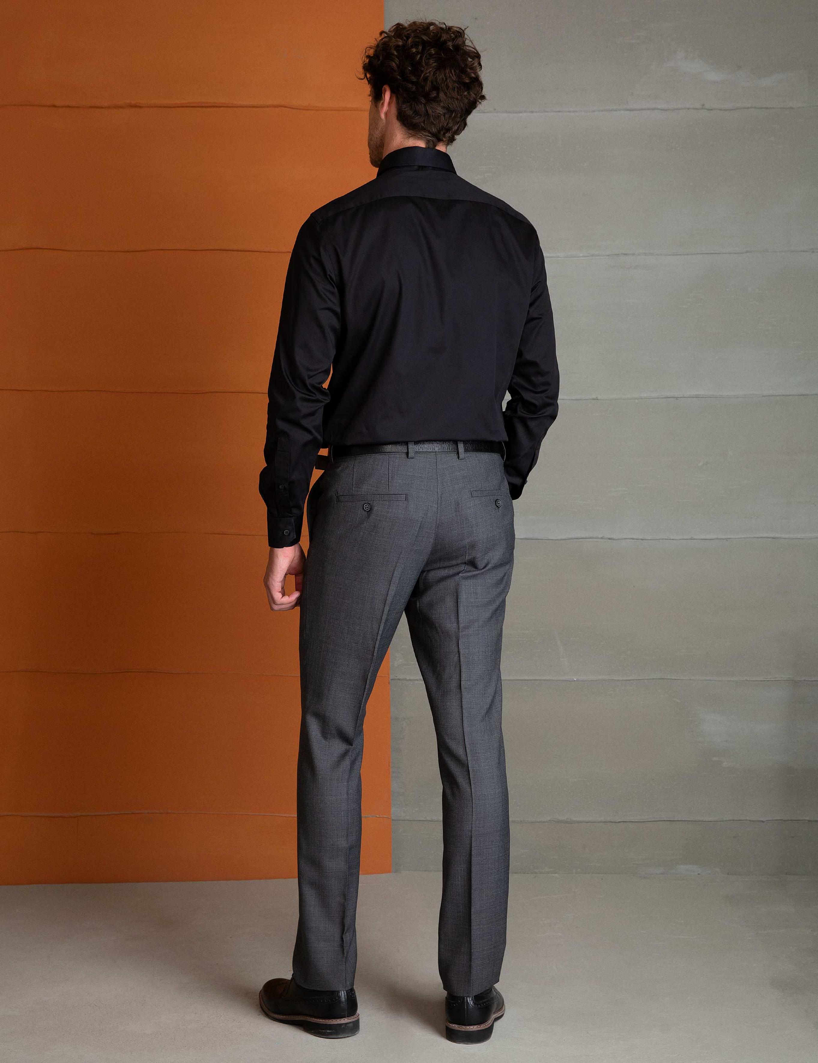 Antrasit Slim Fit Kumaş Pantolon