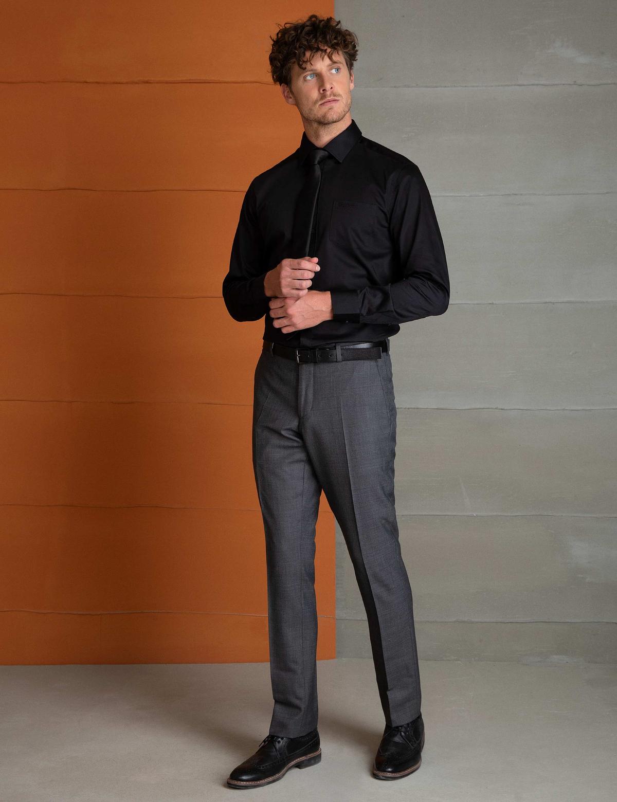 Antrasit Slim Fit Kumaş Pantolon - 50193341001