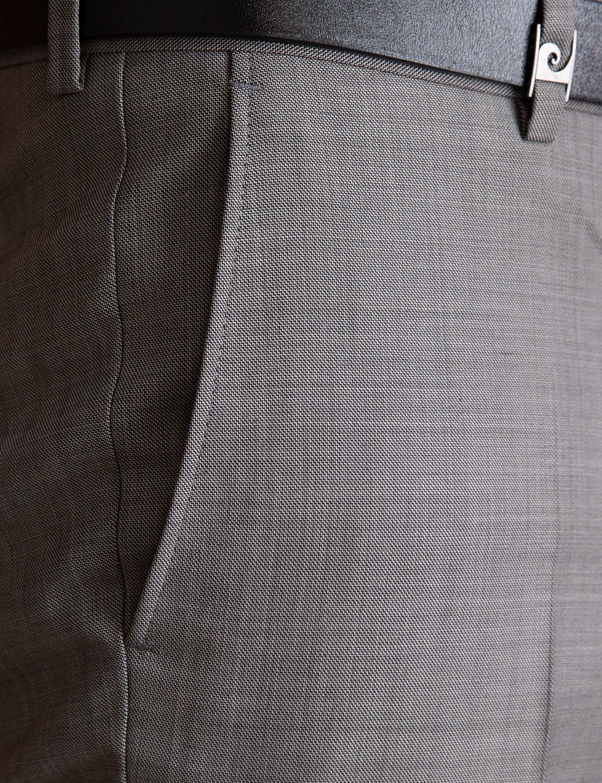 Gri Slim Fit Kumaş Pantolon - 50193341012