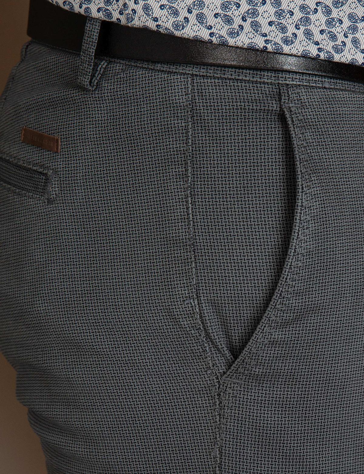 Gri Slim Fit Chino Pantolon - 50193647037