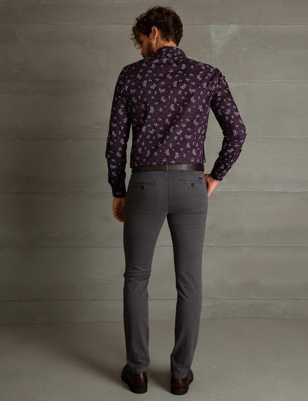 Gri Slim Fit Chino Pantolon - 50193716068