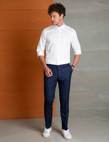Beyaz Slim Fit Gömlek - 50199332001