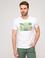 Beyaz Slim Fit Bisiklet Yaka T-Shirt