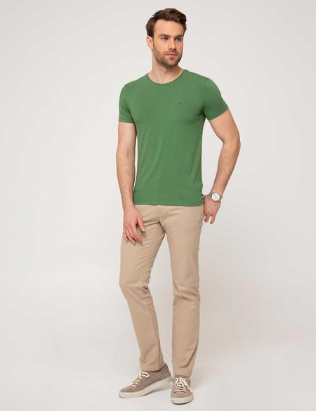 Yeşil Ex. Slim Fit Basic T-shirt - 50192736065