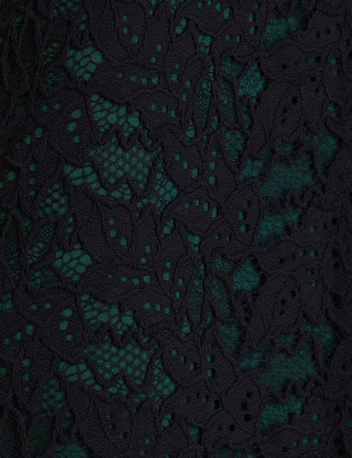 Koyu Yeşil Real Slim Fit Dokuma Elbise - 50197479006