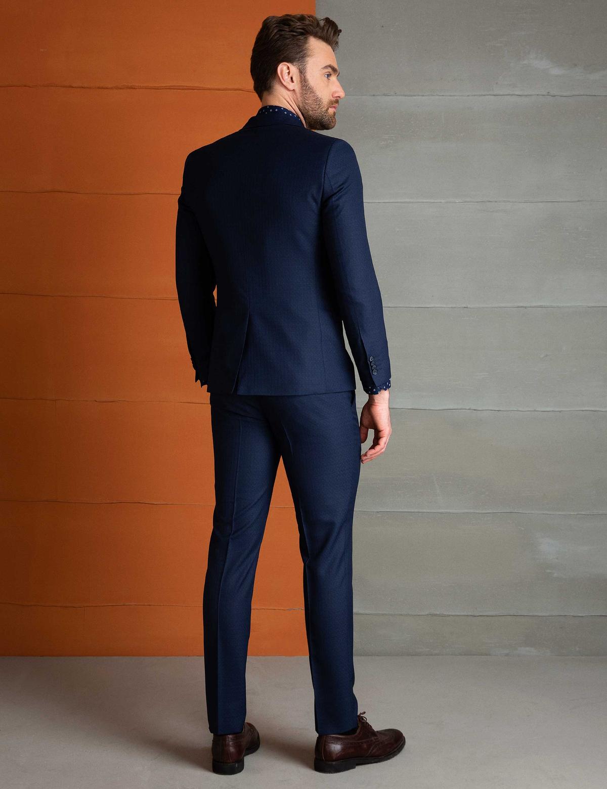 Lacivert Ex. Slim Fit Takım Elbise - 50197723035