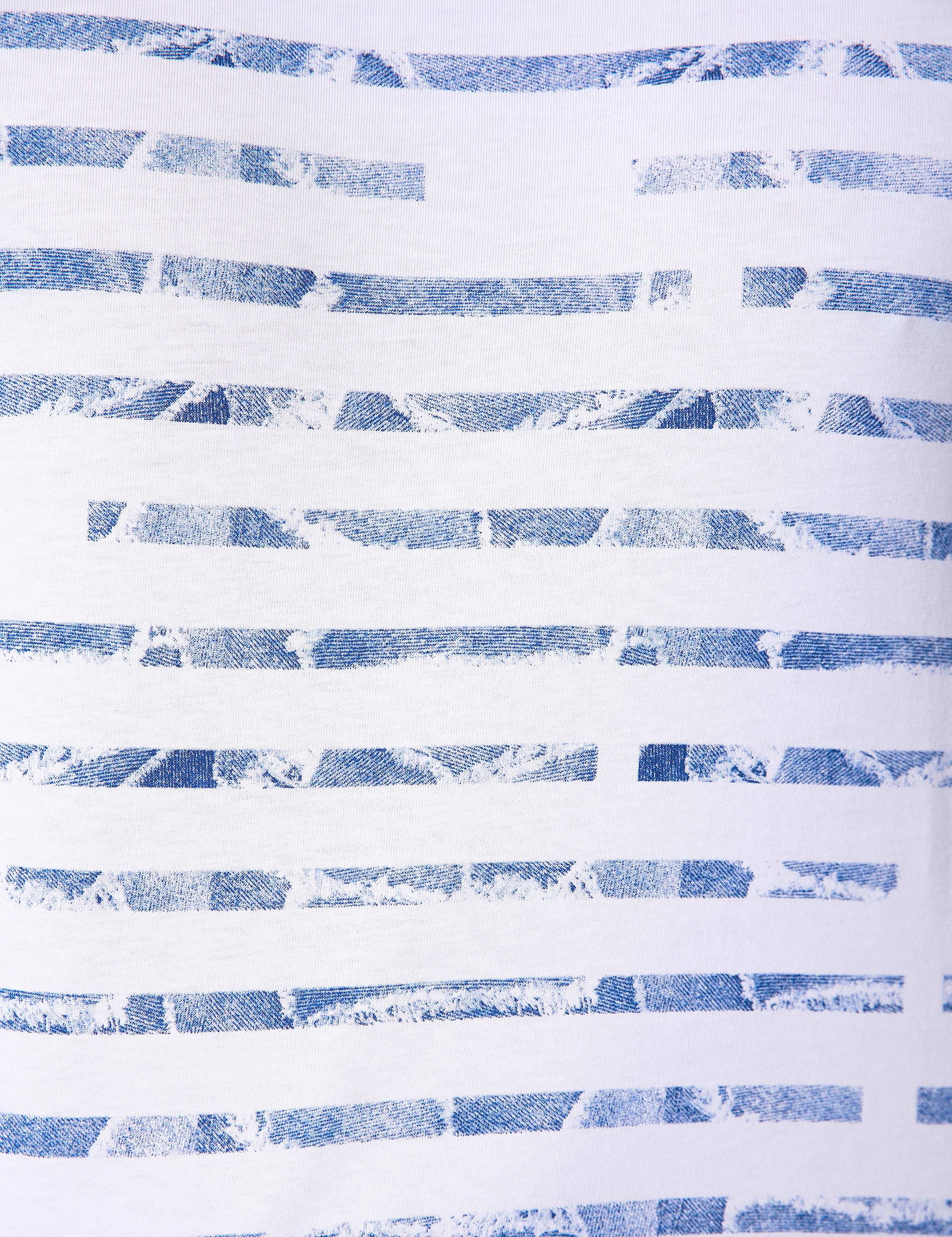 Beyaz Slim Fit Bisiklet Yaka T-Shirt