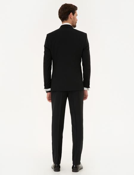 Siyah Yelekli Ekstra Slim Fit Damatlık - 50220559005