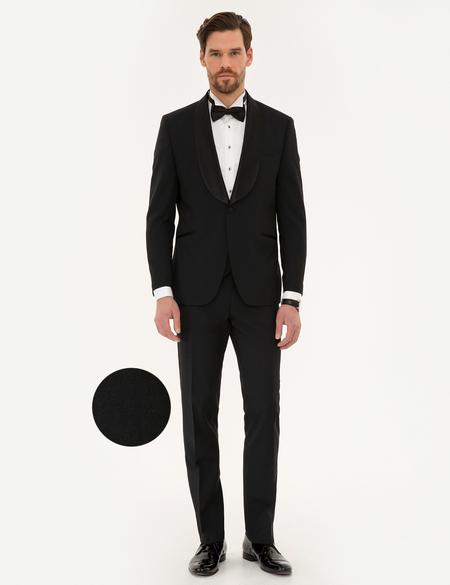 Siyah Slim Fit Smokin - 50220561017