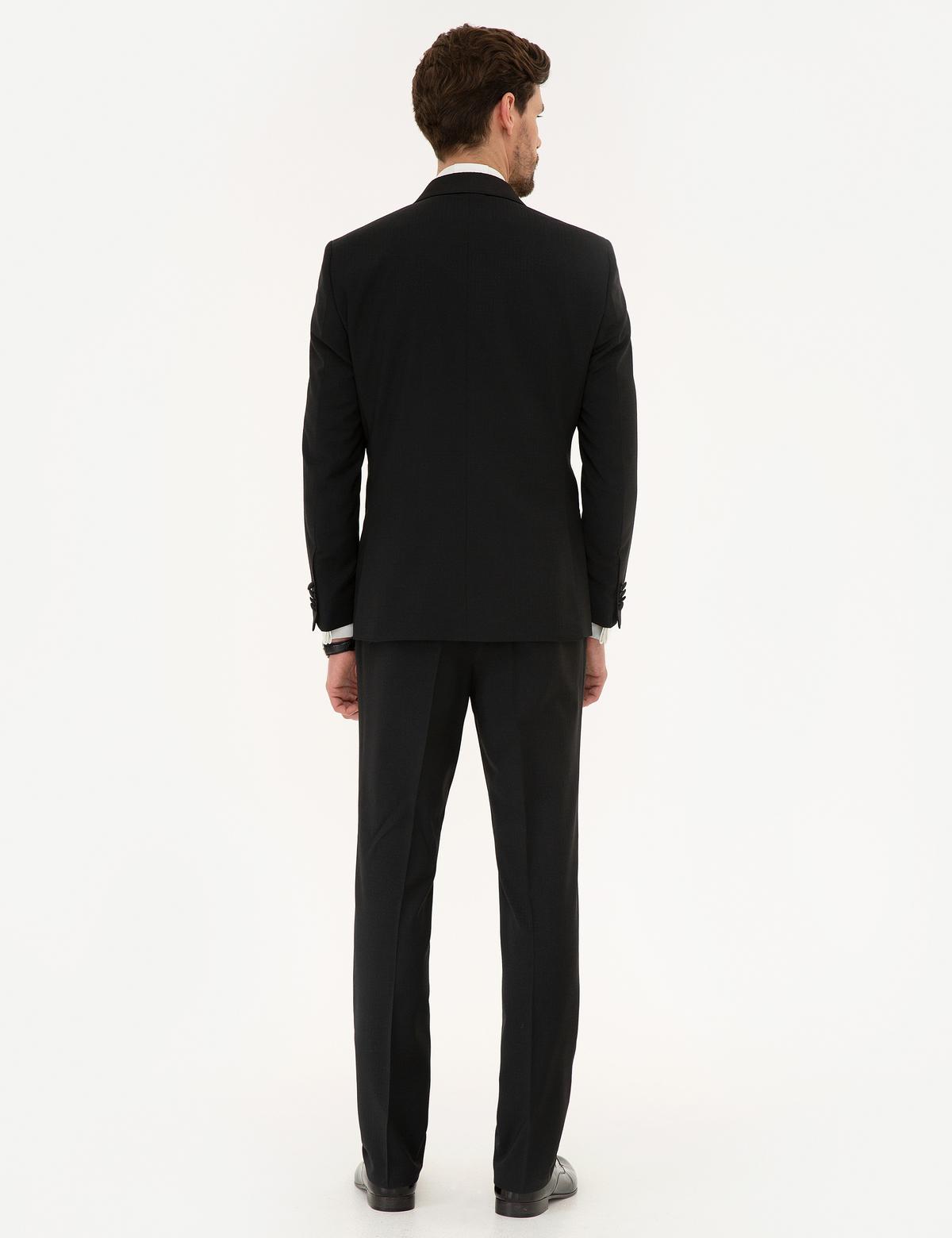 Siyah Slim Fit Smokin - 50220561017