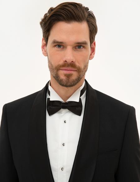 Siyah Slim Fit Smokin - 50220561017