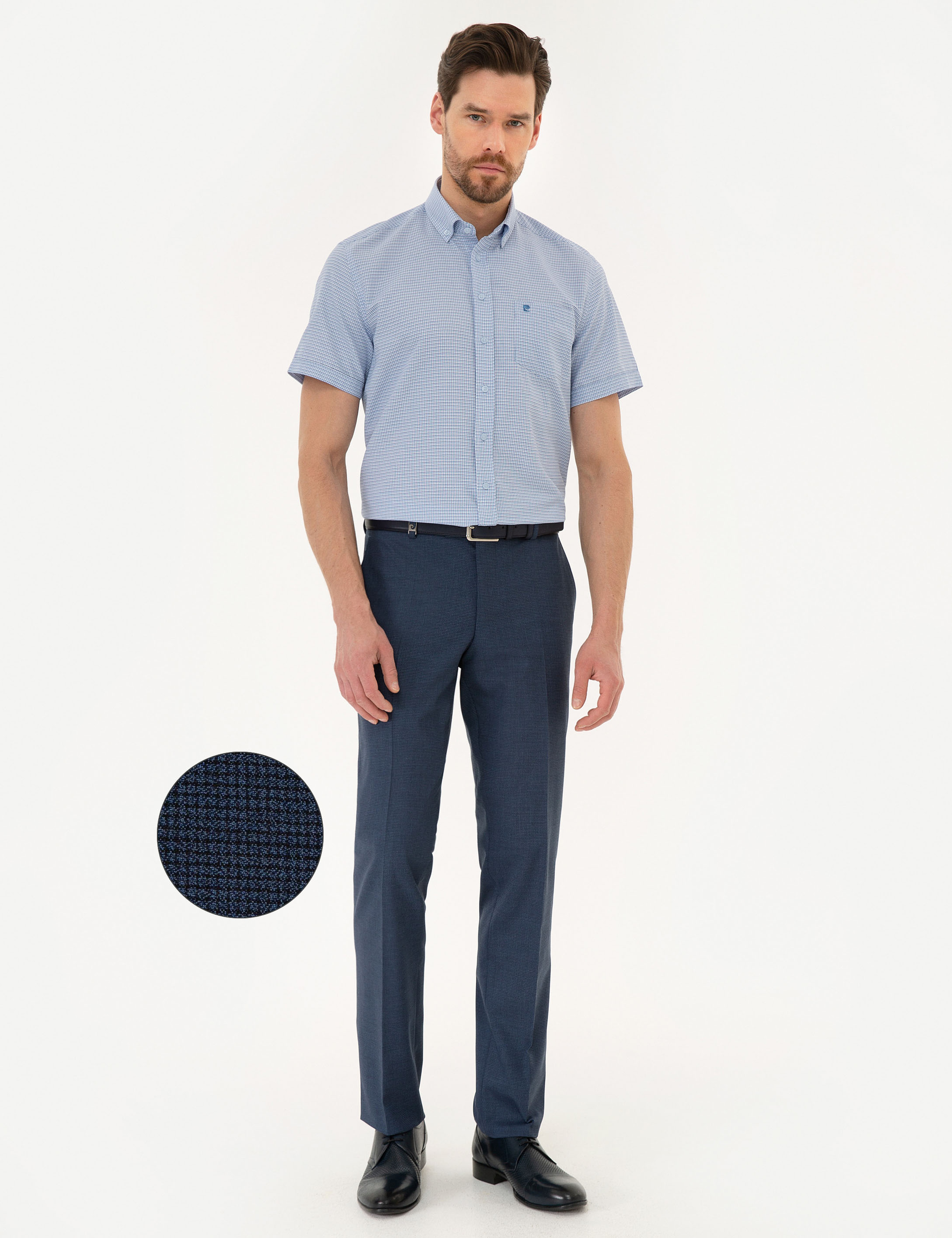 Lacivert Slim Fit Pantolon