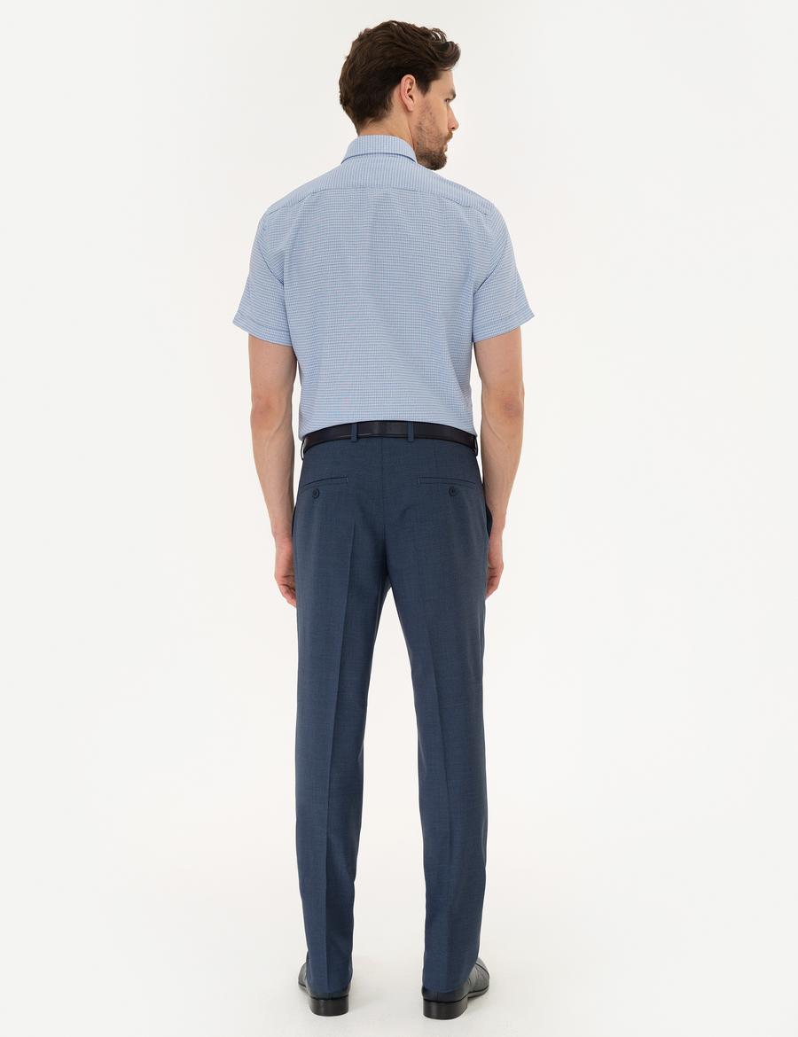 Lacivert Slim Fit Pantolon