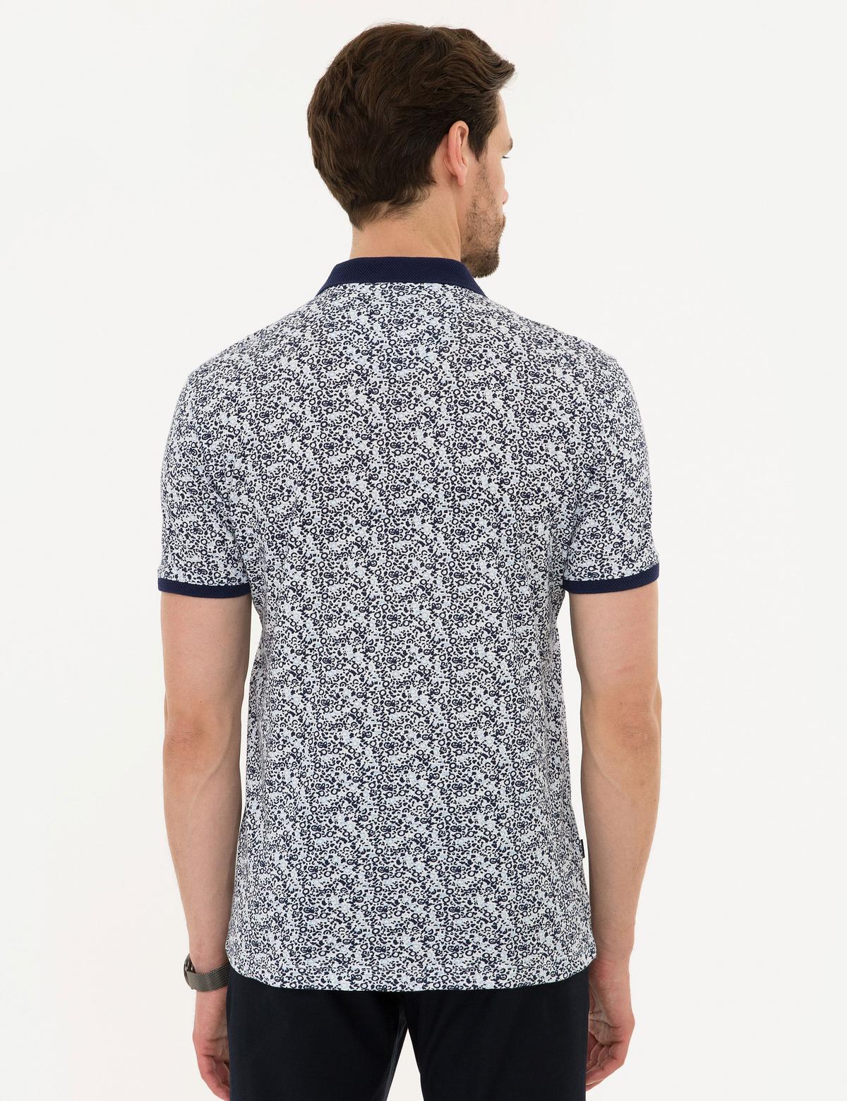 Lacivert Slim Fit Polo Yaka Tişört - 50220888024