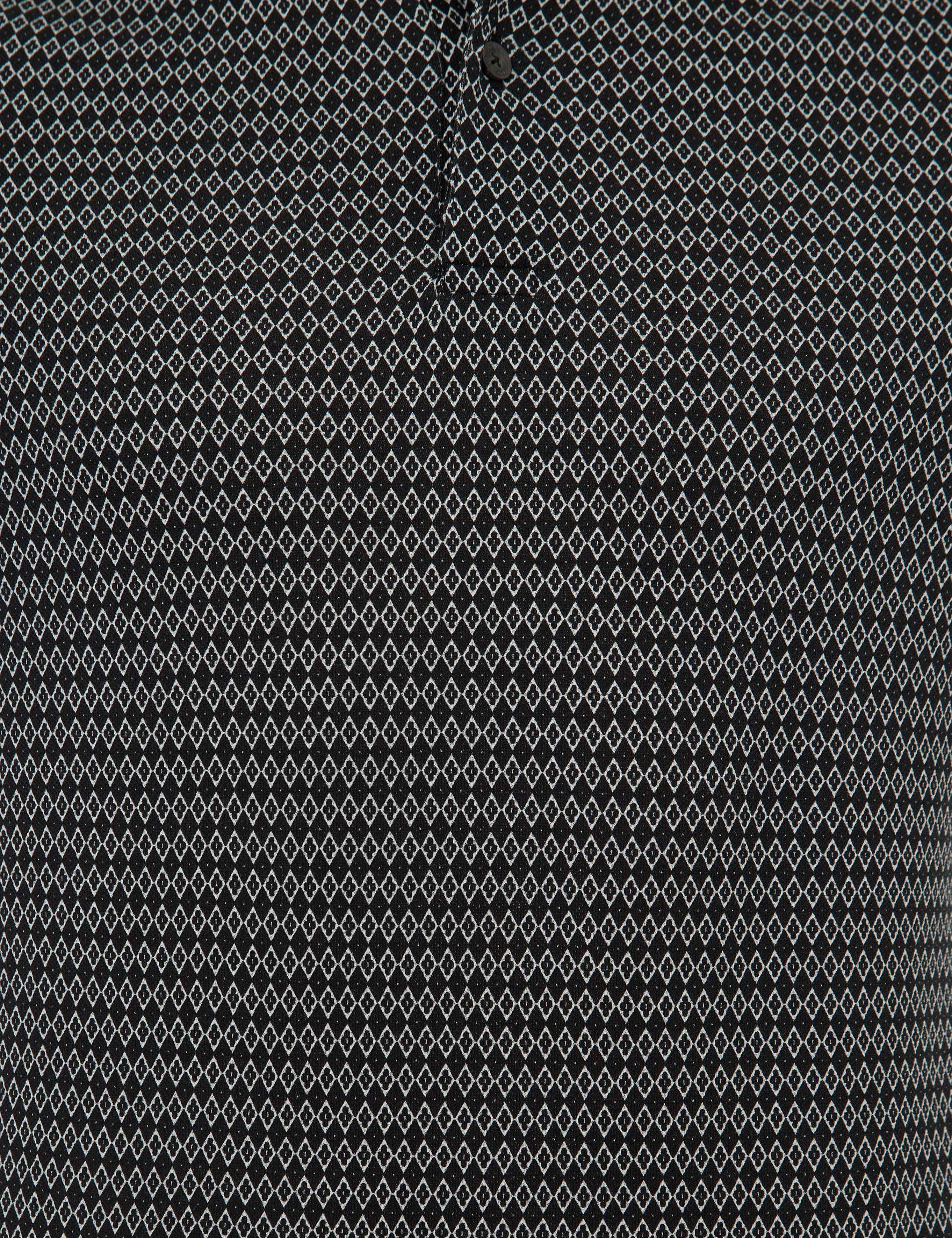 Siyah Slim Fit Polo Yaka Tişört