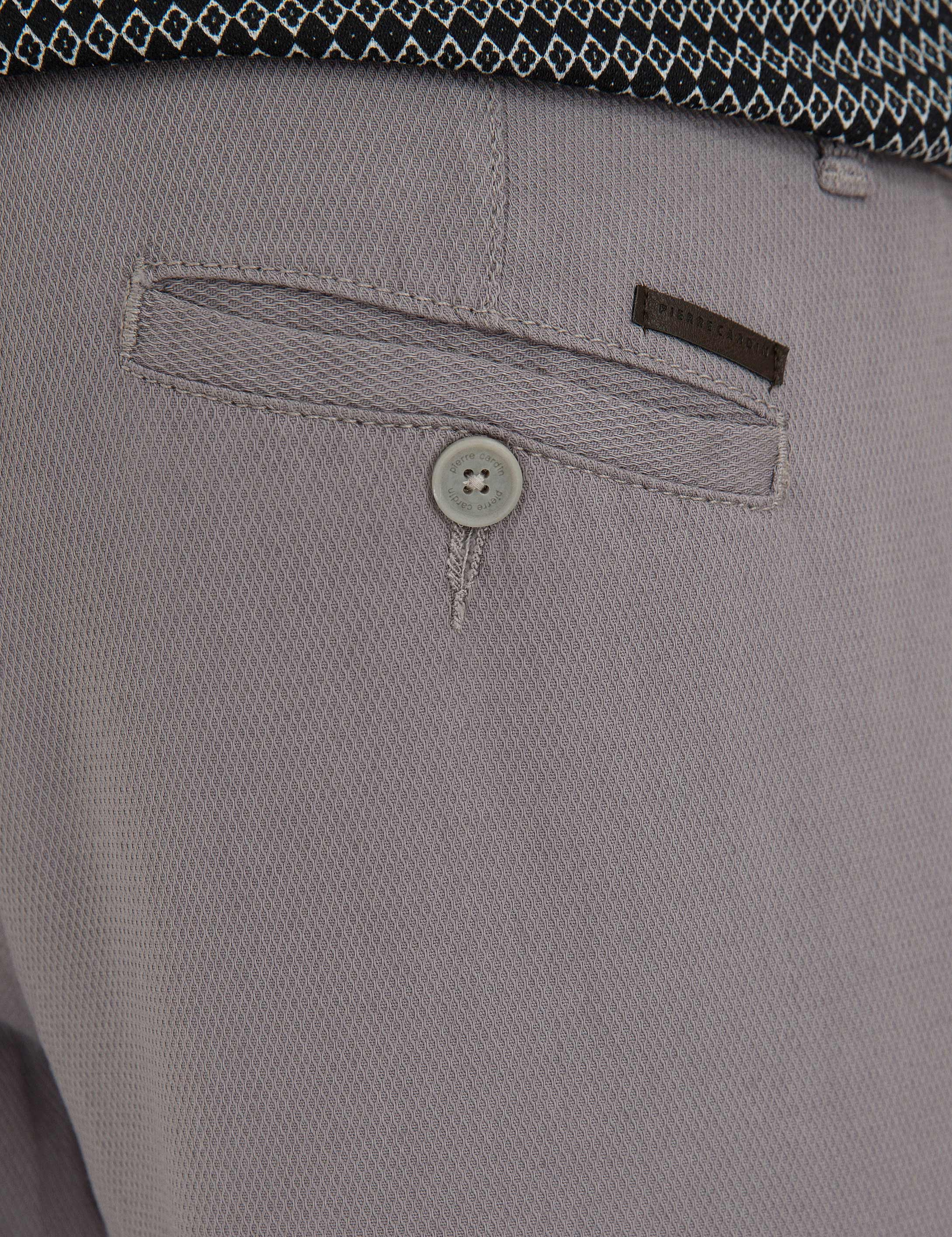 Gri Slim Fit Chino Pantolon - Image 5
