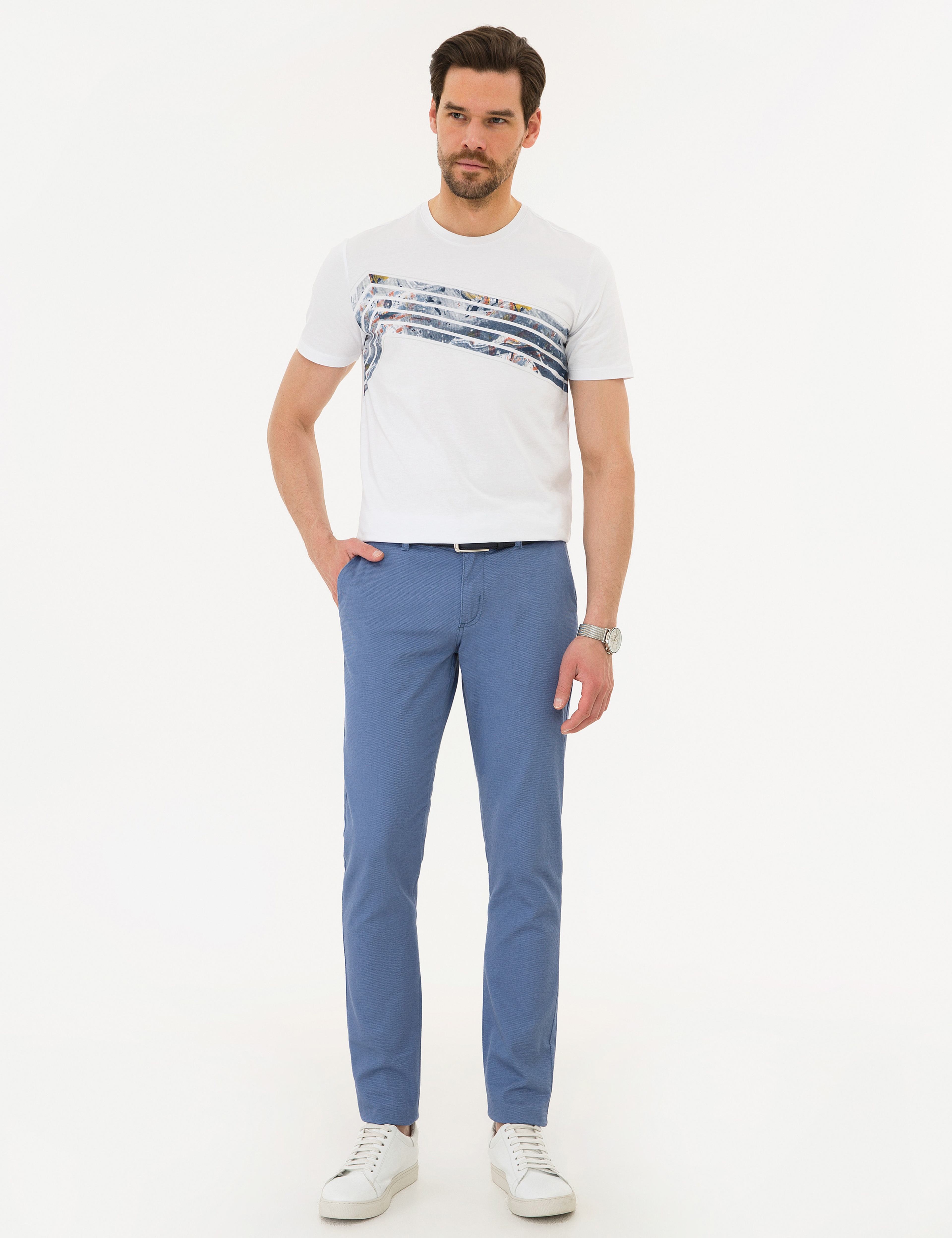 Mavi Slim Fit Chino Pantolon - Image 1