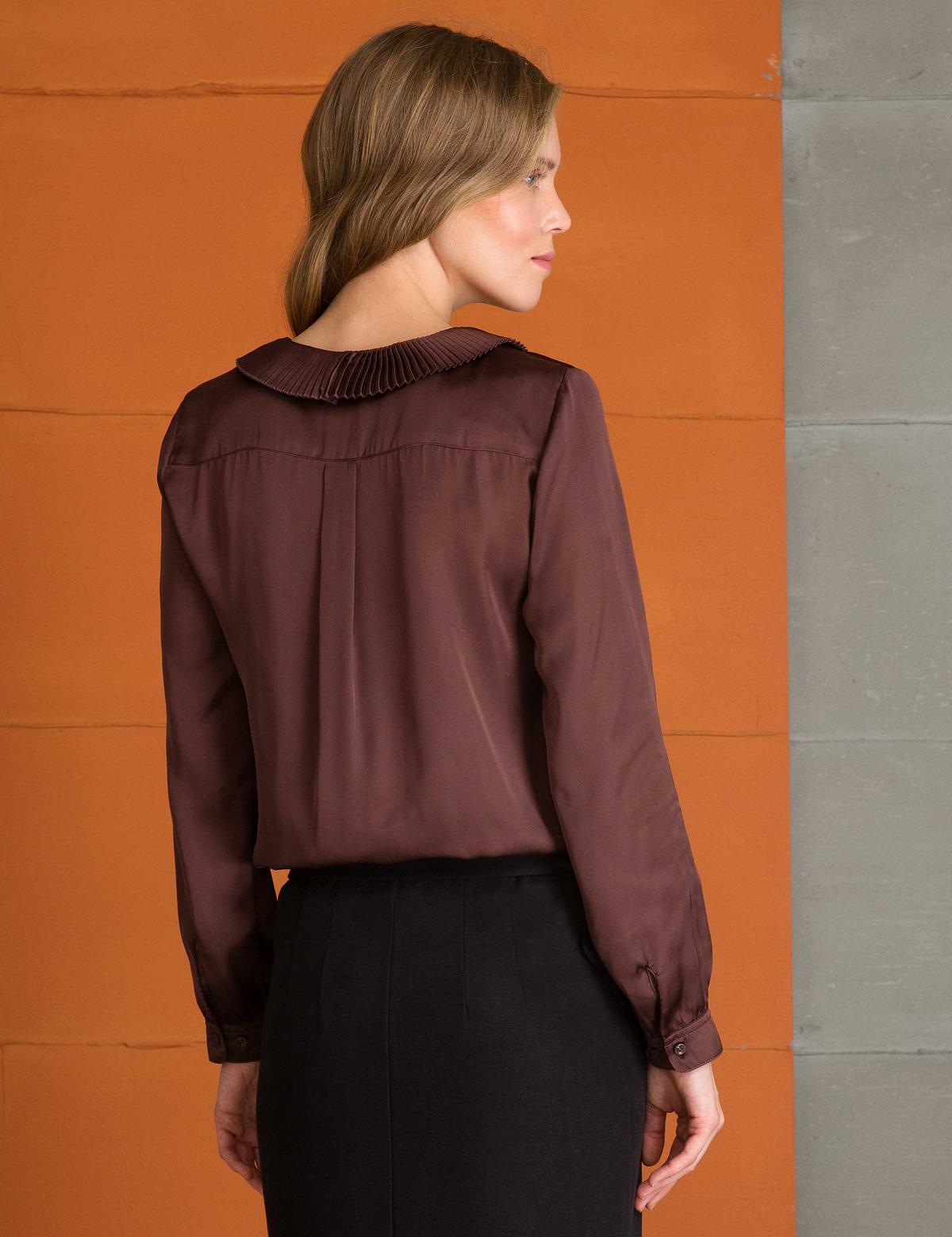 Kahverengi Regular Fit Bluz - 50197223030