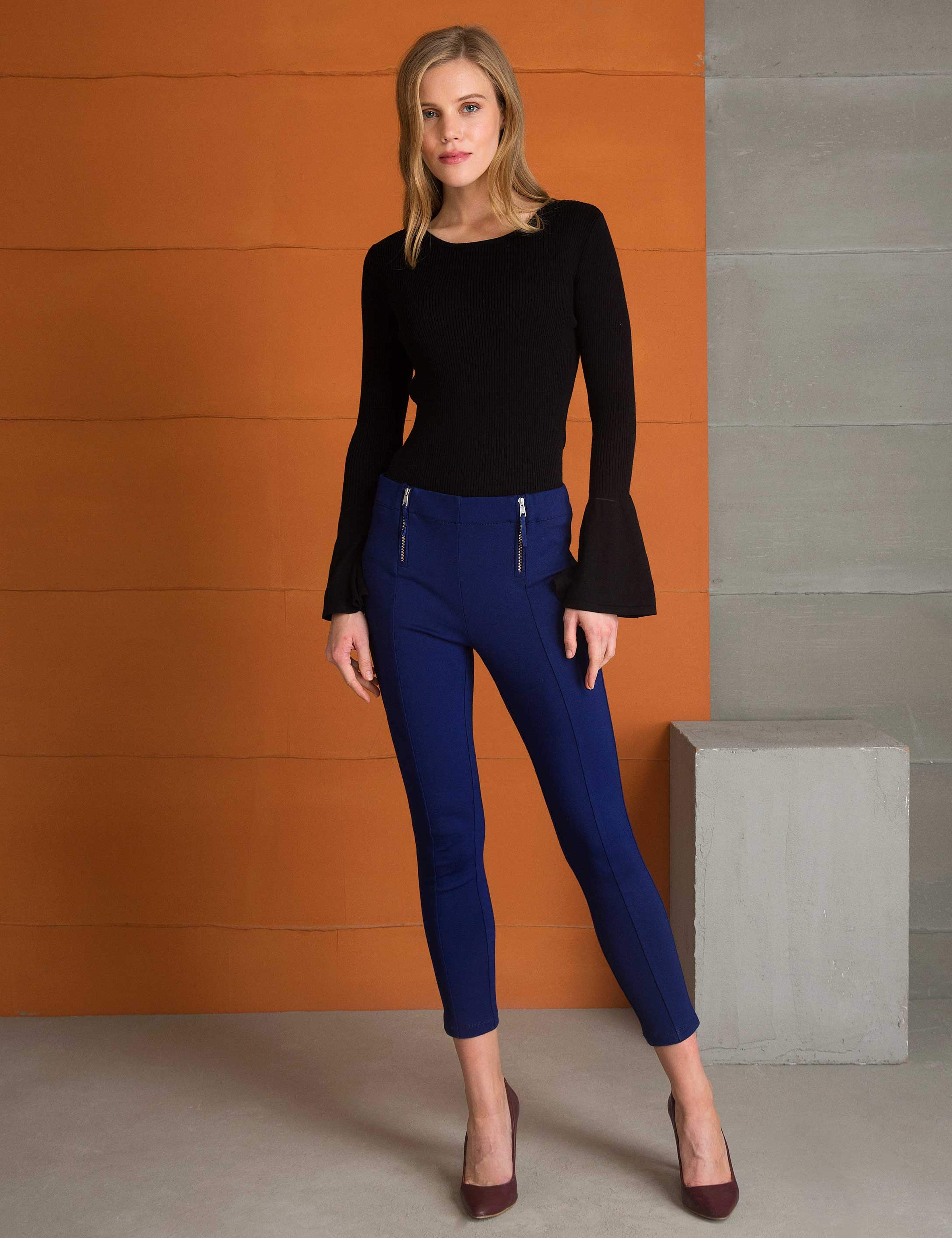 Lacivert Slim Fit Eşofman Altı