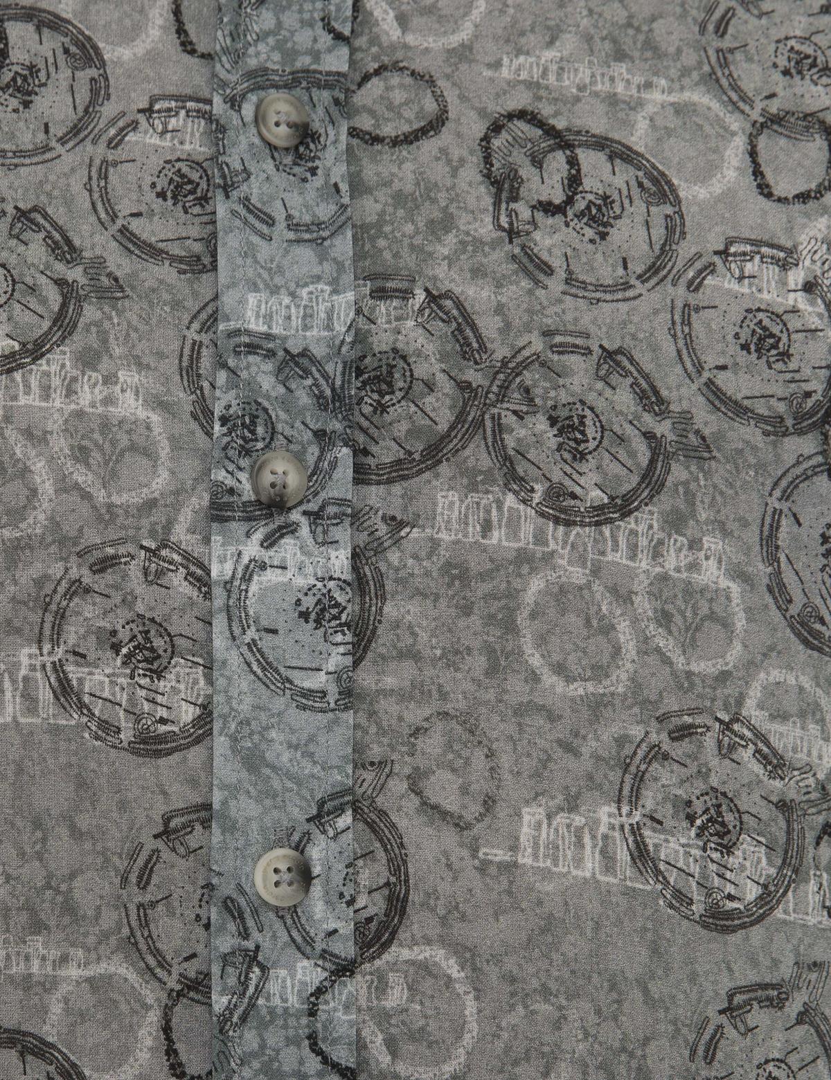 Gri Slim Fit Gömlek - 50223110002