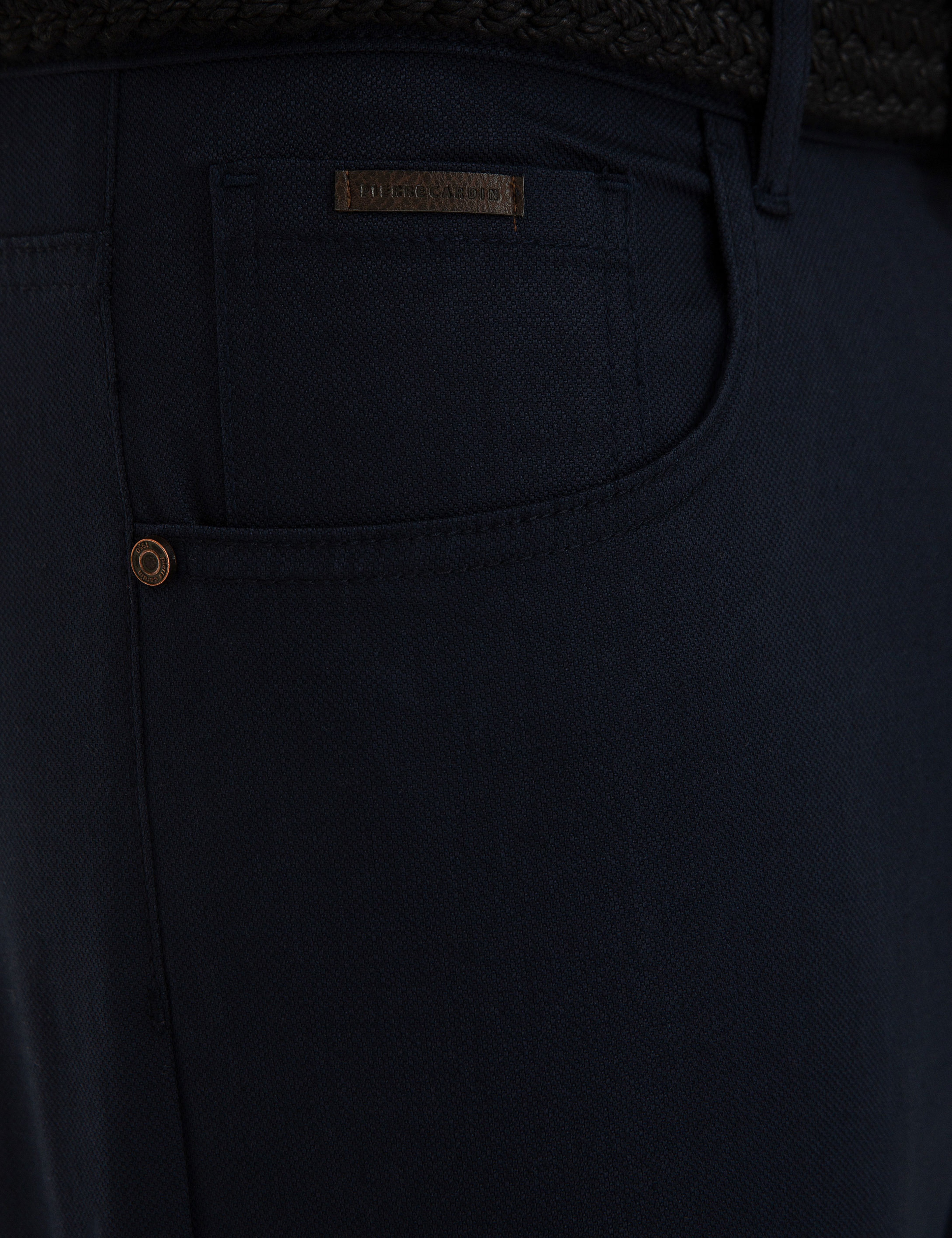 Lacivert Slim Fit Kanvas Pantolon - Image 5