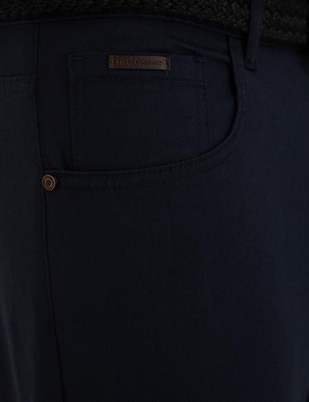 Lacivert Slim Fit Chino Pantolon - 50223128062
