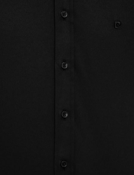 Siyah Slim Fit Basic Gömlek - 50227059023