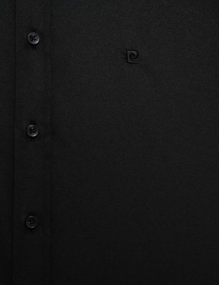 Siyah Slim Fit Basic Gömlek - 50227059025