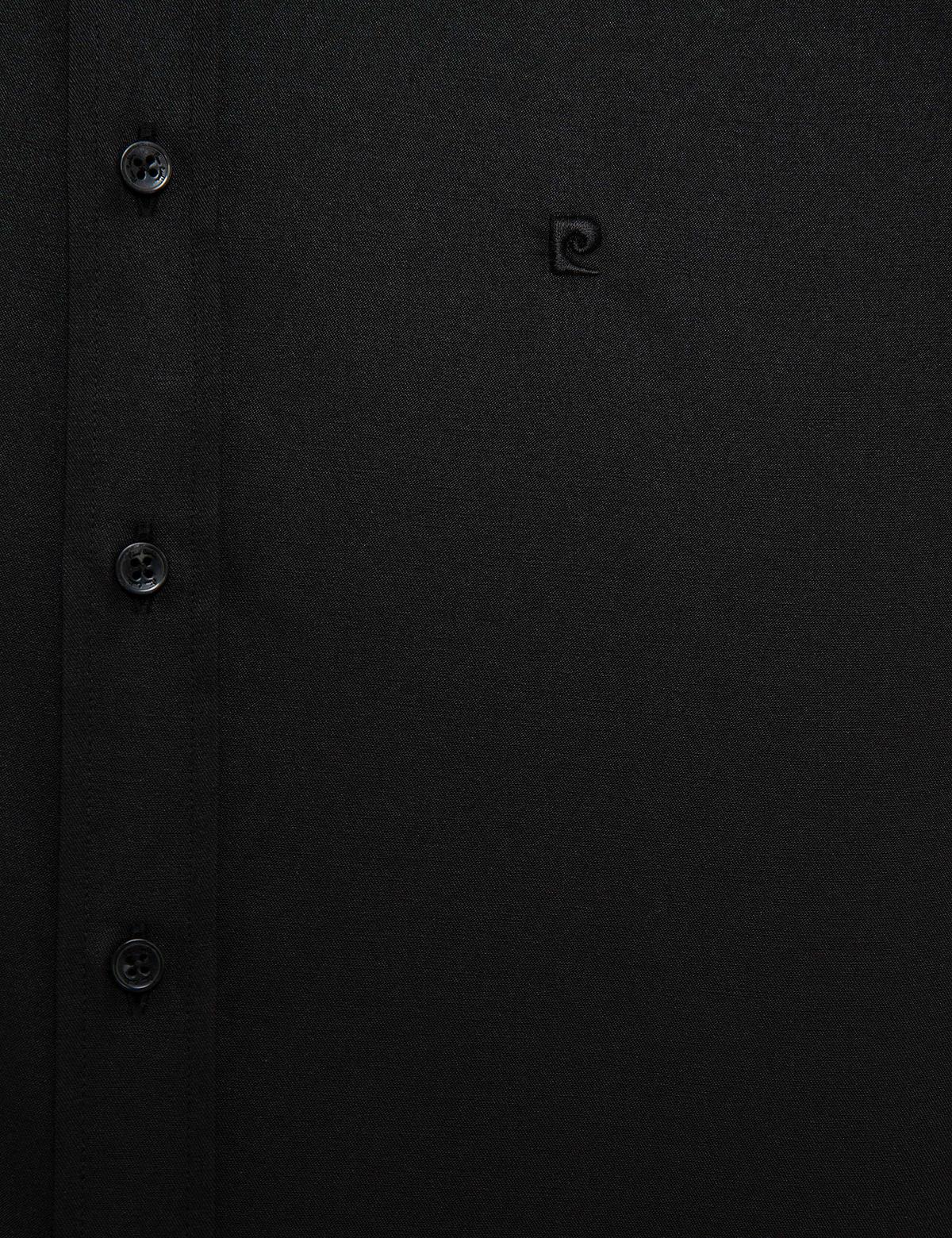 Siyah Slim Fit Basic Gömlek - 50227059023