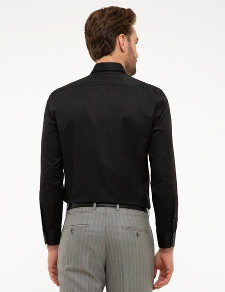 Siyah Slim Fit Basic Gömlek - 50227059023